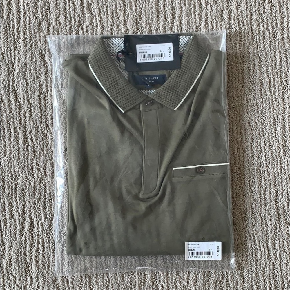 mens XL ted baker polo shirt